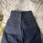 Vintage 1940   s 1950   s Sidezip Dark Wash Jeans   Xxs   Xs   23   24   Slim