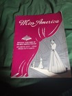 Vintage 1950 Miss America Pageant Program Atlantic City Yolande Betheze