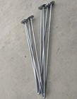 Set Of 4 Chrome Metal Hairpin Legs 28  Angled Base For Slanted Desk table Diy