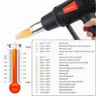 2000w Heat Gun Hot Air Gun Wind Blower Dual Temperature Settings High Power Tool