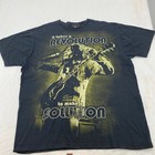 Vtg 2008 Bob Marley Revolution Zion Rootswear T-shirt Large Rock Reggae Concert