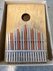 Vtg Hugh Tracey Wooden Kalimba Made South Africa 17 Tone Note Key Musical 1966