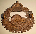 10th Battalion  calgary  Alberta  Cef Cap Badge Ww1  Canadian Badge