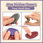 Fidget Toys Sensory Stone 8 Pack Texture Worry Stone For Stress Relief