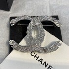 Flower Pearl Rhinestone Enamel Electroplated Brooch  8 Style 