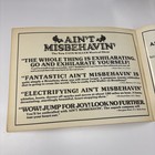 Vtg Ain   t Misbehavin    Broadway Fats Waller Musical Souvenir Program  A Deshields