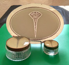 Art Deco Vanity Dresser Set Powder Cream Display Mirror