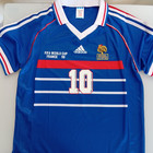 Zinedine Zidane Signed Fifa World Cup France 1998 Jersey Coa