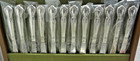 New 1847 Rogers Bros 71 Pc Reinforced Silver Plate Flatware Set For 12 Free Ship