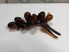 Vintage Murano Art Amber Glass Grape Cluster 8   