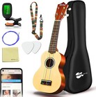 Soprano Ukulele Beginner Pack-21 Inch W free Online Lesson Gig Bag Digital Tu   