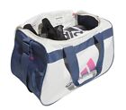 Adidas Diablo Small Duffel Bag Gym Tote White Pink Blue Travel Duffle Bag