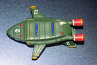 Thunderbirds Thunderbird 2 Classic Tv Series Mini T2 Toy Plastic Ship By Carlton