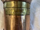Antique Copper Brass Bucket Swing Handle Kerosene 5l Argentina 3 Lbs 19c Aged