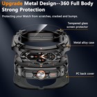 3pcs Metal Case Compatible With Samsung Galaxy Watch Ultra 47mm