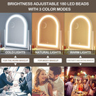 Lighted Makeup Mirror  Hollywood Vanity Mirror With Lights  Three Color Lighting