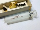 Vintage 1950 s Civil Defense 30cc Glass Syringe Military Issue Ideal