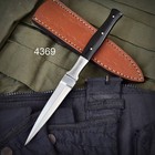 Handmade Fix Blade Double Edge Dagger Knife Boot Knives Hunting Tactical