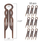 Magic-grip Hair Pins Set Of 10 By Good Hair Days Color  Shell