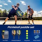      Zenth Pickleball Starter Set     2 Composite Paddles  4 Balls  Case   Grips