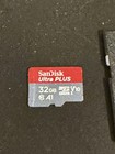 Sandisk Ultra Plus 32gb Micro Sdhc Memory Card With Adapter Tested And Works