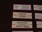 Lot Of 13 Vintage Johnny Cash Jukebox Title Strips   No Duplicates     Lot   4