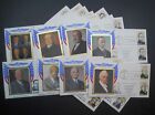 1986 Presidential Set Sc 2216-2219 Full Set 36 Colorano Silk Fdcs Dual Cancels