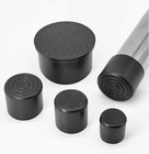 6mm-80mm Rubber Cap Black Round Pipe Caps Chair Leg Caps End Caps