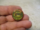 Vintage Oliver Chilled Plow Hat Pin Pinback Button Advertising Farm L60