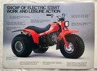 1984 Honda Atc 125m Genuine Sales Brochure Nos