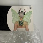 Fairy Wings Halloween Costume Accessory Sparkling Green Butterfly New Open Bag