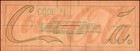 1940 Coca-cola Permalux Water Applied Decal Red Script Vintage Ad Sticker Rare