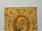 Great Britain Gb Stamp 1911  Scott 150  Edward Vii  4d Pence  Orange  Used