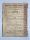 Russia 1908 Troisieme Emprunt Interieur 5  Bond Of 1000 Gold Roubles