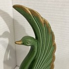 Mcm  Art Deco Swan   Bird  Ceramic Figurine   Blue   9 5    Tall Japan
