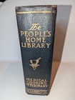 The People s Home Library - Medical Cooking Veterinary C-1917 Hb Vtg Antique