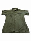 60s Og 107 Shirt Sateen Green Vietnam 1960s Xl Sleeve Usaf Short Sleeve