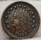 1863 Buffalo New York Civil War Token A M Johnston Grocer - Cwt-10j