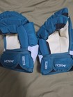 Givani Smith Teal San Jose Sharks Team Issued Bauer Pro Stock Gloves