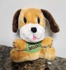 Dakin I m Your Little Rascal Green Puppy Dog Plush Stuffed Animal Vintage Rare 