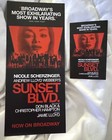 Nicole Scherzinger Sunset Boulevard   Signed Autographed Broadway Playbill  
