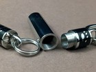 Men s Pet Cremation Pendant Urn Keychain 1  Key Ring For Ashes Dog Cat Paw Print
