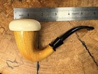 Pint Size Calabash Meerschaum   Gourde Shape    Sherlock Estate Pipe W travel Case