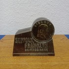 Suffolk Franklin Savings Bank Boston Ma Metal Vintage Bank Key Hole Damage Read