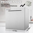 Piggy Bank For Adults Made Of Stainless Steel Piggy Bank Must Break To Open M   