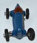 Vintage Circa 1945 Schuco  1050 Studio Blue Mercedes Windup Racer W  Key  Works