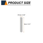 100pcs Dowel Pins M1 1mm  X 8mm 304 Stainless Steel Shelf Support Peg Pin Rod