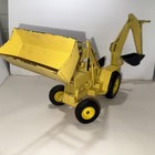 Vintage Ertl 7500 Ford Tractor 34    Long Backhoe Front Loader 1975 Diecast Metal