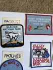 Nine Vintage Souvenir Historic Travel Jacket Embroidered Emblem Patches