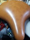 Vintage Postwar Persons Wide Brown Tan Men s Bicycle Seat Permaco Usa